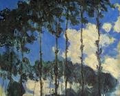 克劳德 莫奈 : Poplars on the Banks of the River Epte